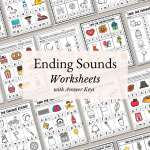 Ending sounds worksheets